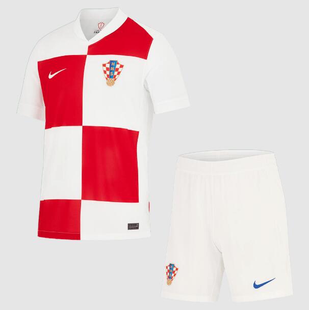 (image for) Men's Croatia Home Kit(Jersey+Shorts) Euro 2024